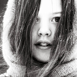 портрет снежный