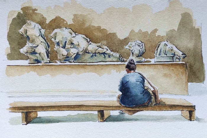 В греческом зале