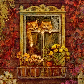 Осенние коты