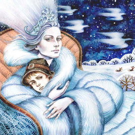  В санях Снежной королевы