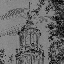 Вид на Меньшикову башню