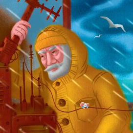 Был сильный шторм..