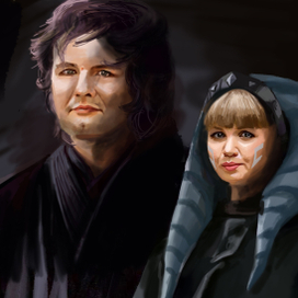 Портрет в стиле «Звездные войны»