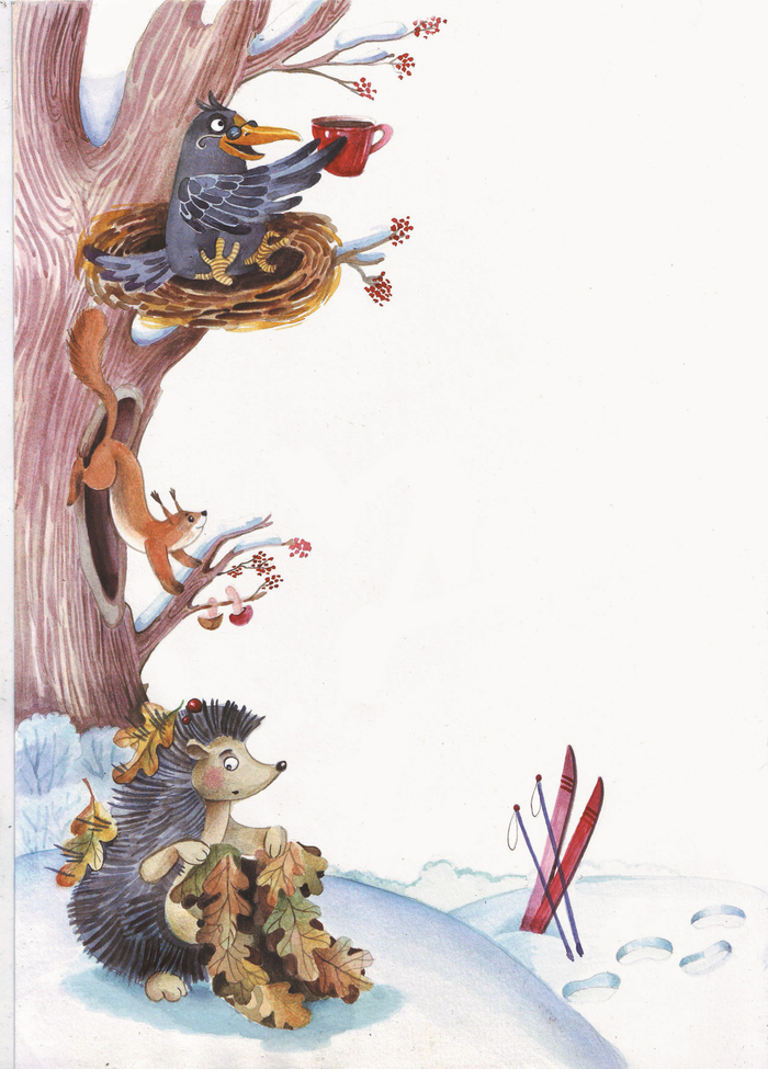 иллюстрация к детскому журналу