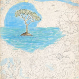 Дерево среди океана