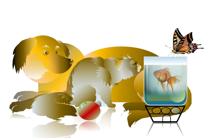 Друзья. Иллюстрация. Детская книжка.