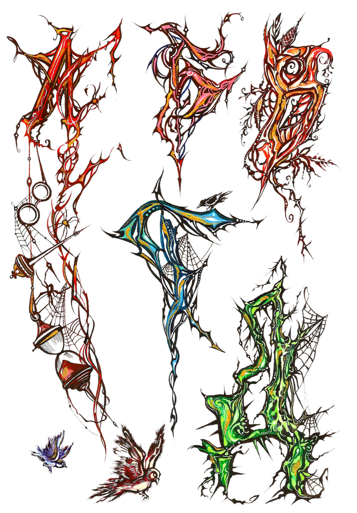 Буквицы к сказкам