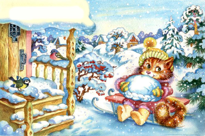 Вот он какой, снежный торт!!!