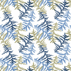 Бесшовный зимний паттерн