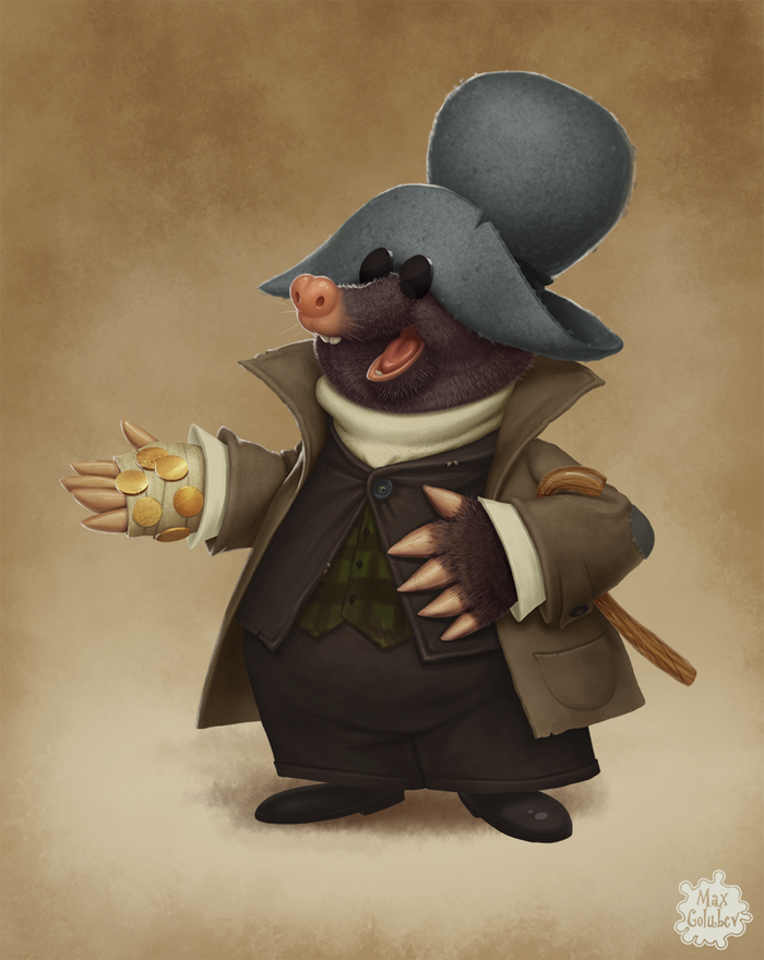 Mr.Mole "Sticky hand"