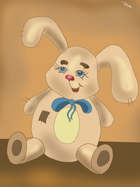 Игрушечный зайчик