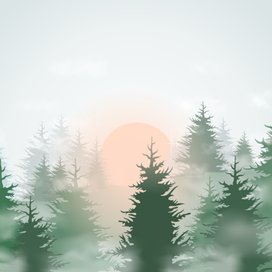 Сосновый лес