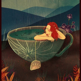 дева в чаше