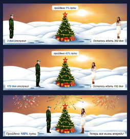 Иллюстрации для социальной сети- Новый год