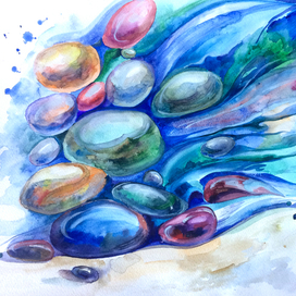 морские камушки