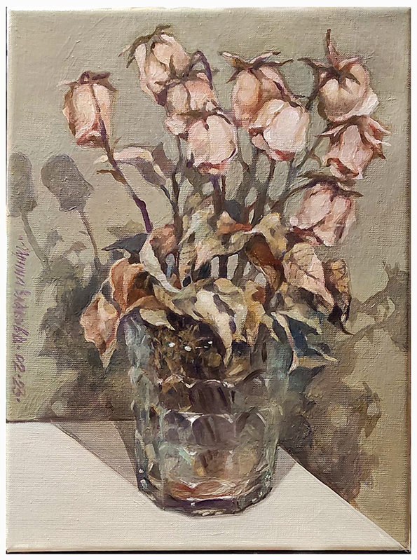 Прошлогодние розы.