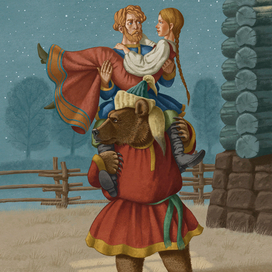 Заволжские сказки, иллюстрация