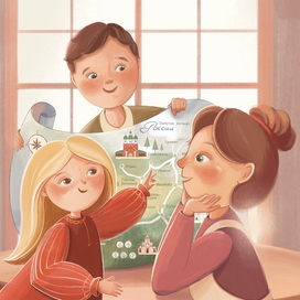 Обложка для книги «Путешествие Моти по городам России»