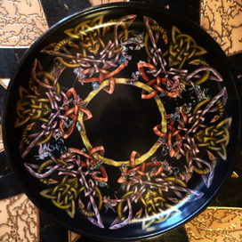 Поднос "Взрослые игры" 30х30 см