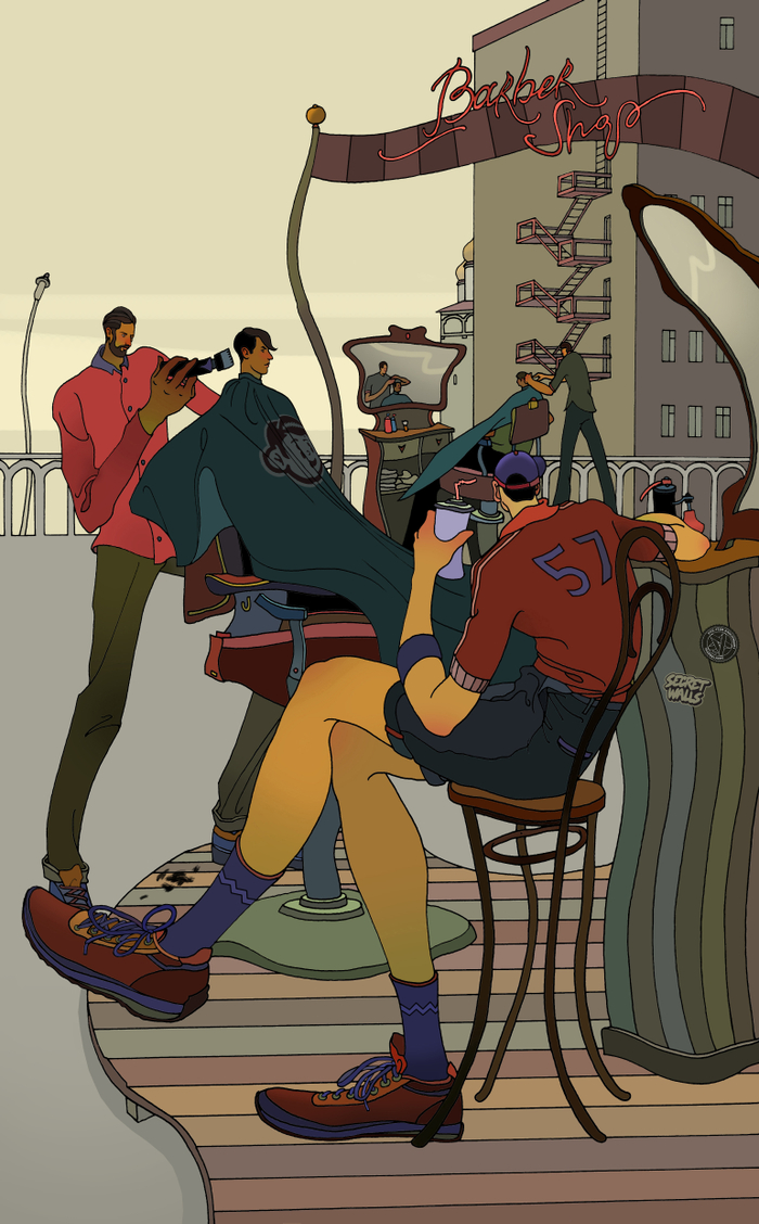  "Barber shop x Faces & Laces"