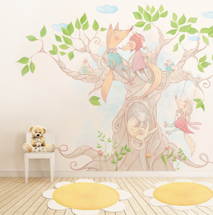 Лисички и птички (2)