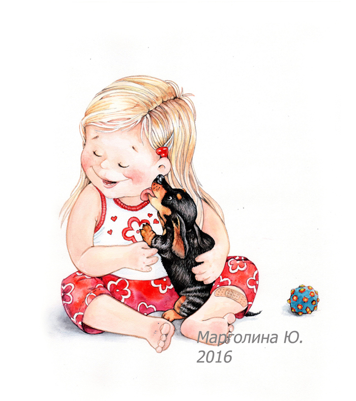 Щенячий поцелуй