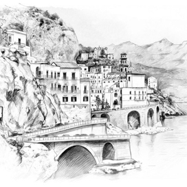 АМАЛЬФИТАНСКОЕ ПОБЕРЕЖЬЕ. ИТАЛИЯ.