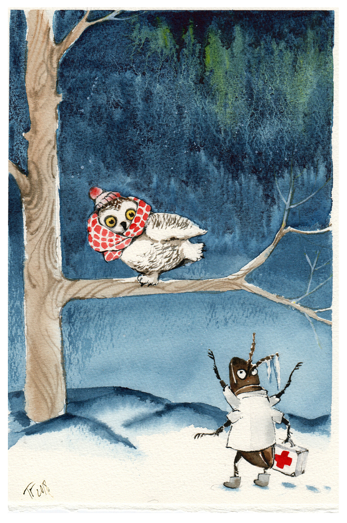 Сова и Доктор-жук