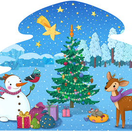 Новогодняя елка 4