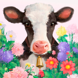 В цветочном поле