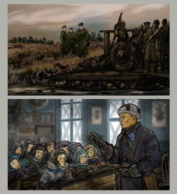 раскадровка для проекта TV