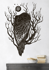 Принт (интерьерная наклейка)  