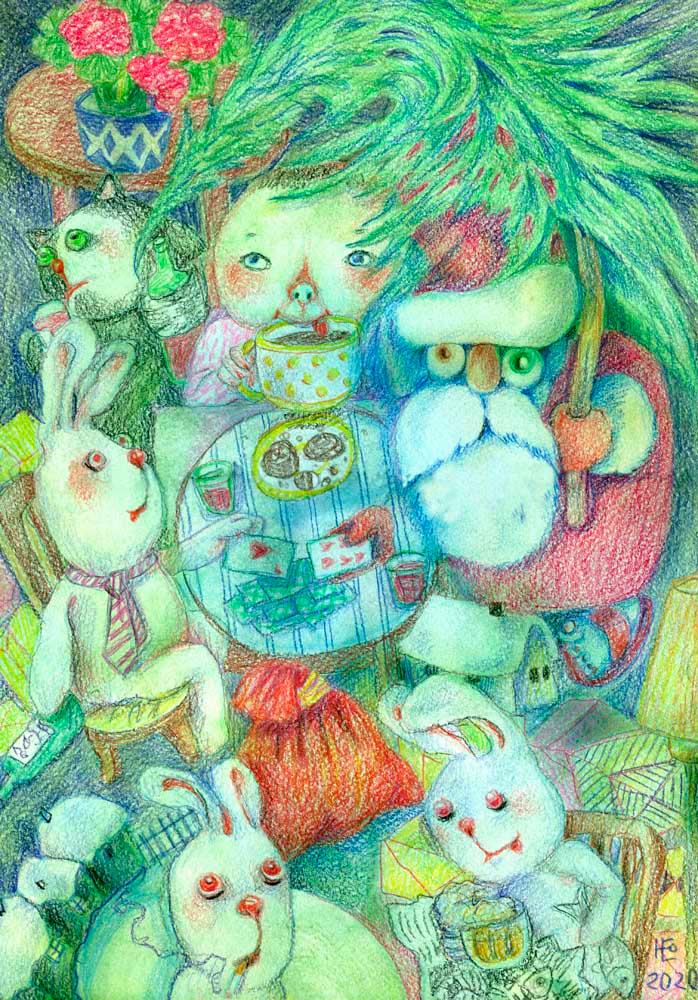 Когда осознал, что проиграл Новый год и подарки пьяным зайцам