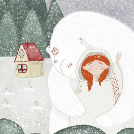 Магическая история о девушке и медведе №1