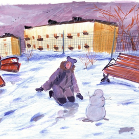 Снеговик перед сном