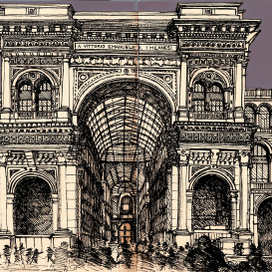 Галерея Виктора Эммануила II (Galleria Vittorio Emanuele II)