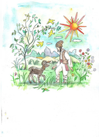 пастушок и овечка