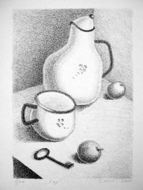 Ключ, литография