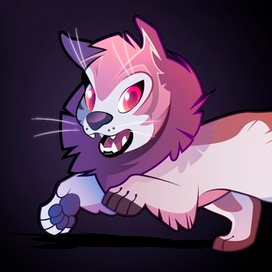 Розовый котя