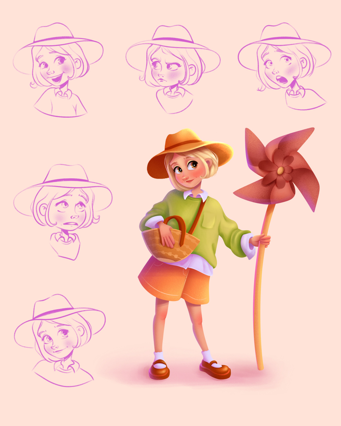 Персонаж с эмоциями