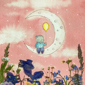 Котёнок на Луне 