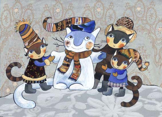 Самый первый снеговик