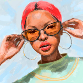 Портрет модели Чинк Пинк