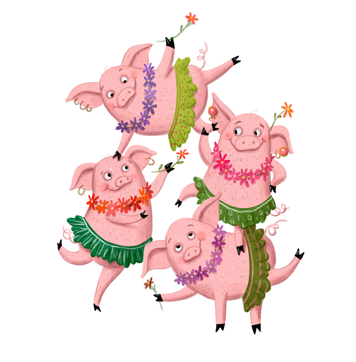 Свинки-акробаты