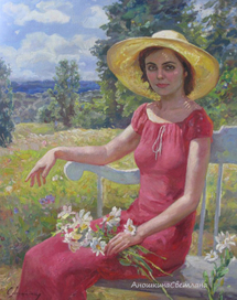 "Портрет Наташи" холст,масло 2010