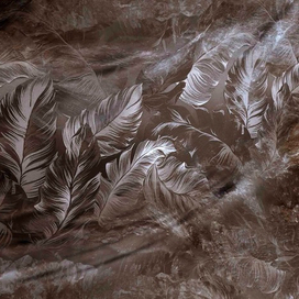 Chocolate feathers