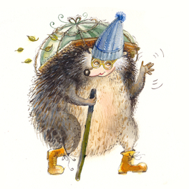 Ежик-путешественник