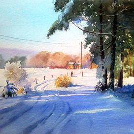 ,,Зима...крестьянин торжествуя,на лыжах(...)обновляет путь...,,