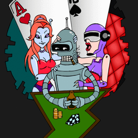 Карты,Бэндер,два крупье