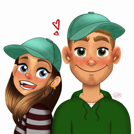 стилизованный портрет